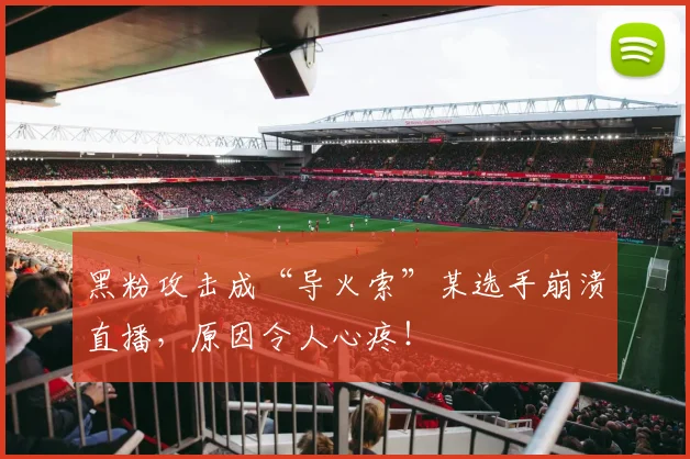 黑粉攻击成“导火索”某选手崩溃直播，原因令人心疼！